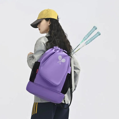 Pickleball Racket Bag with Shoes Pocket Waterproof