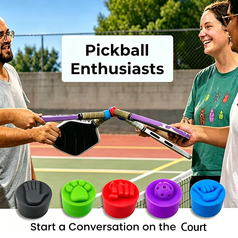 Pickleball Paddle End Caps – 5-Pack