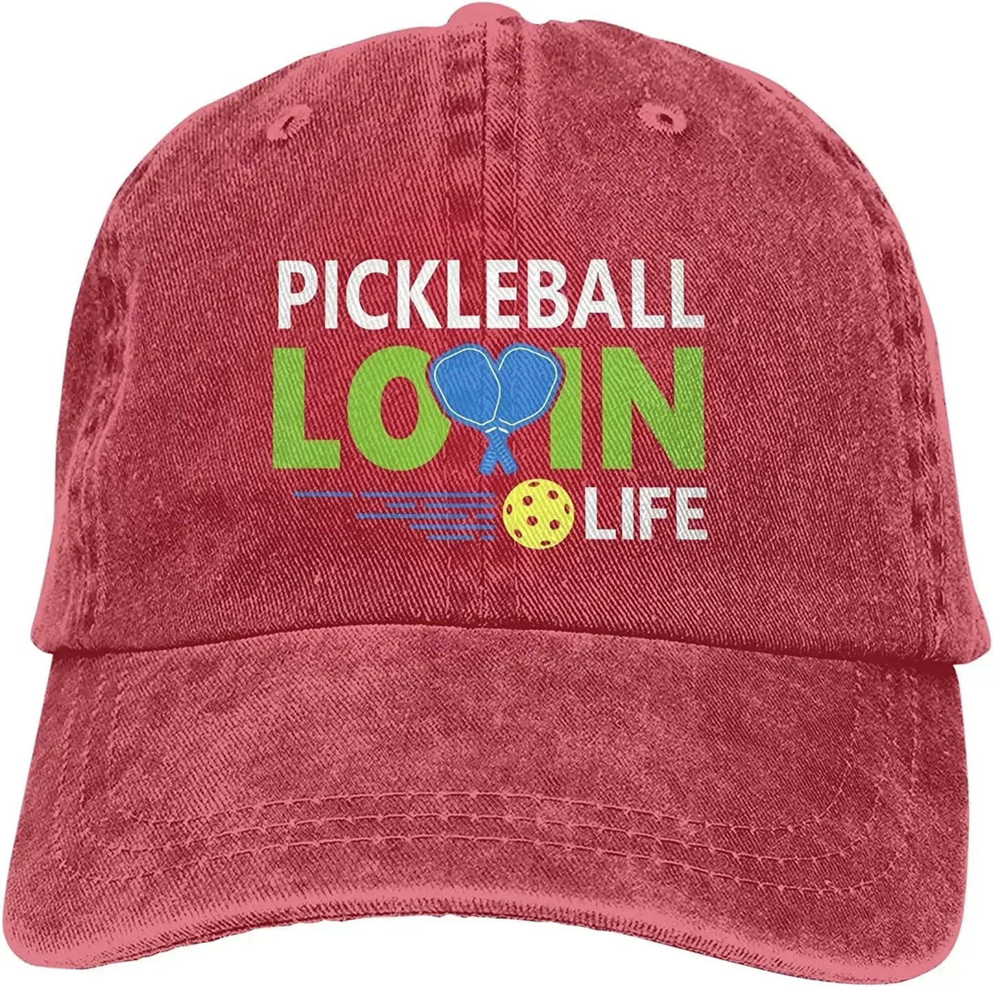 Pickleball Hat – Washed Adjustable Baseball Cap