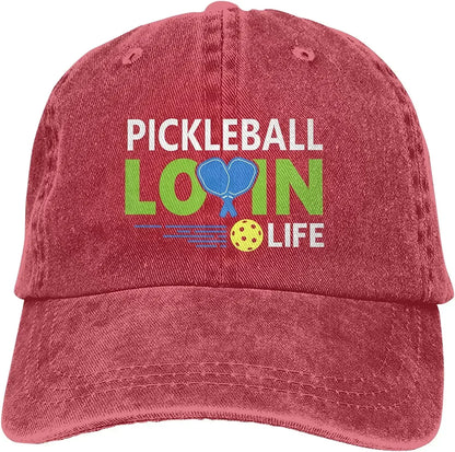 Pickleball Hat – Washed Adjustable Baseball Cap