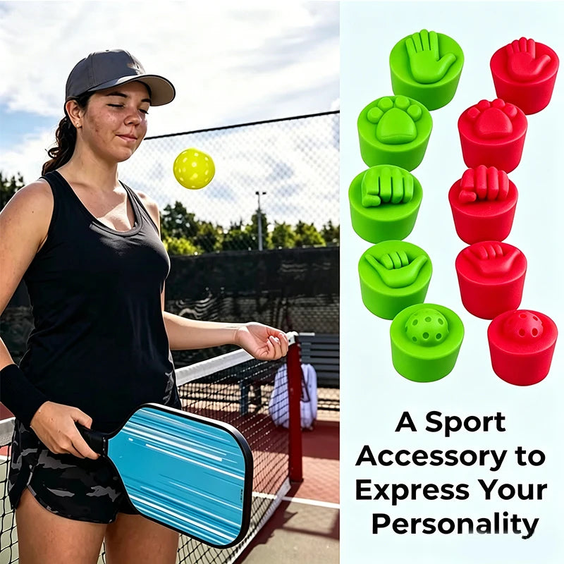 Pickleball Paddle End Caps – 5-Pack
