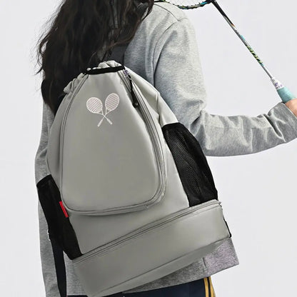Pickleball Racket Bag with Shoes Pocket Waterproof