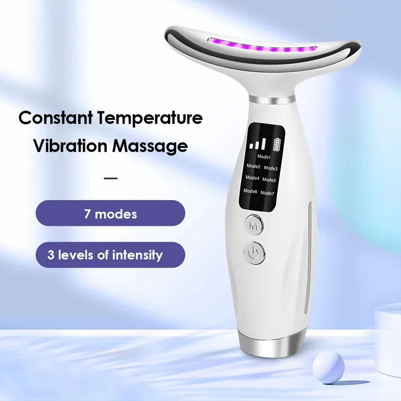 LED Face and Neck Skin Beauty Enhancing Device