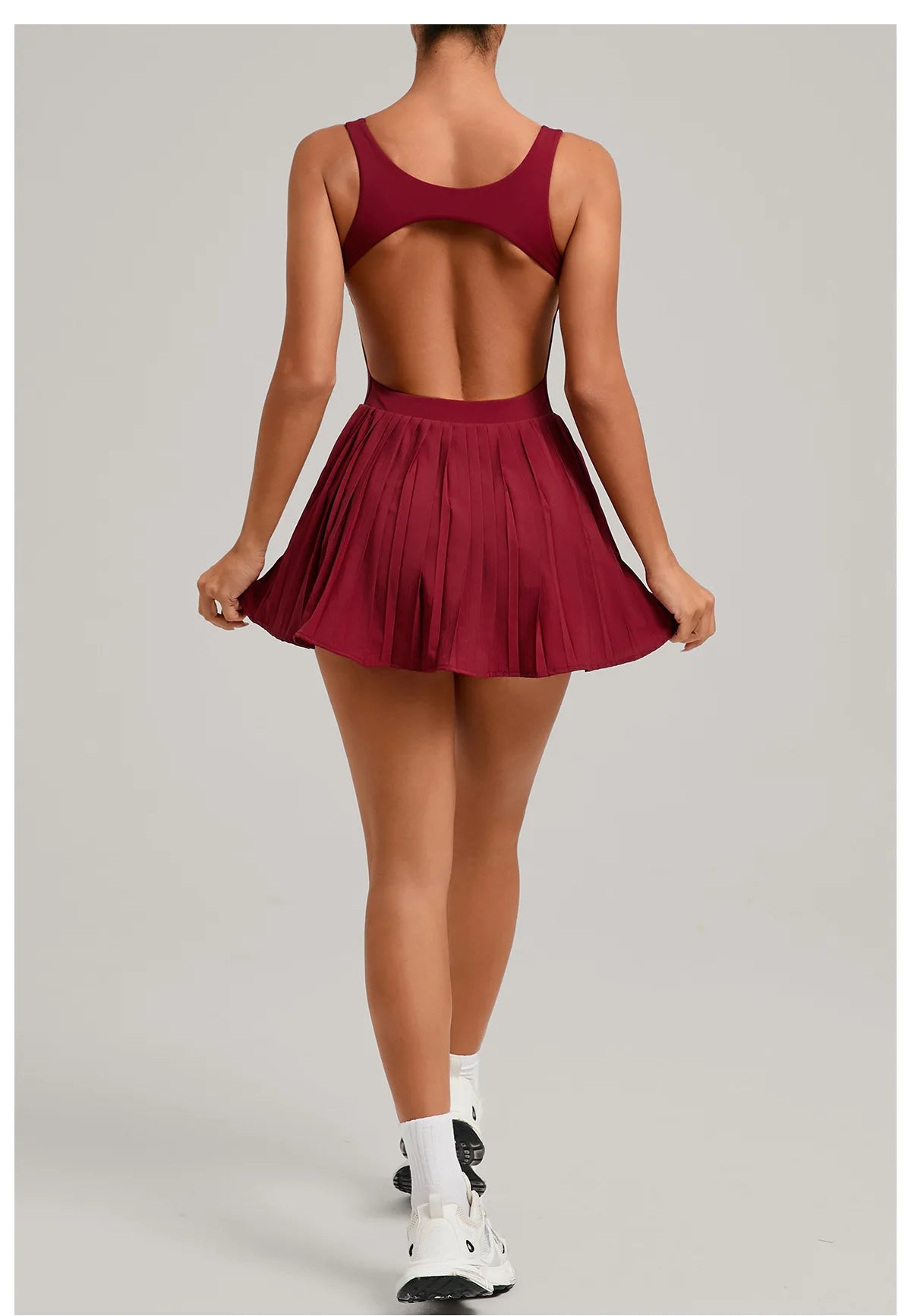 Classic Tennis Dress with Built-In Shorts