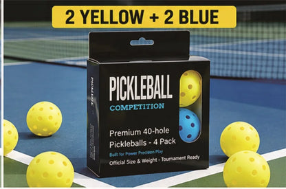 Pickleball Ball Practice Set – Indoor & Outdoor 74mm Balls
