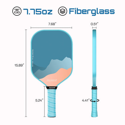 Fiberglass Pickleball Paddle – 13mm Honeycomb Core