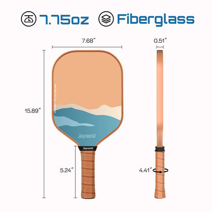 Fiberglass Pickleball Paddle – 13mm Honeycomb Core