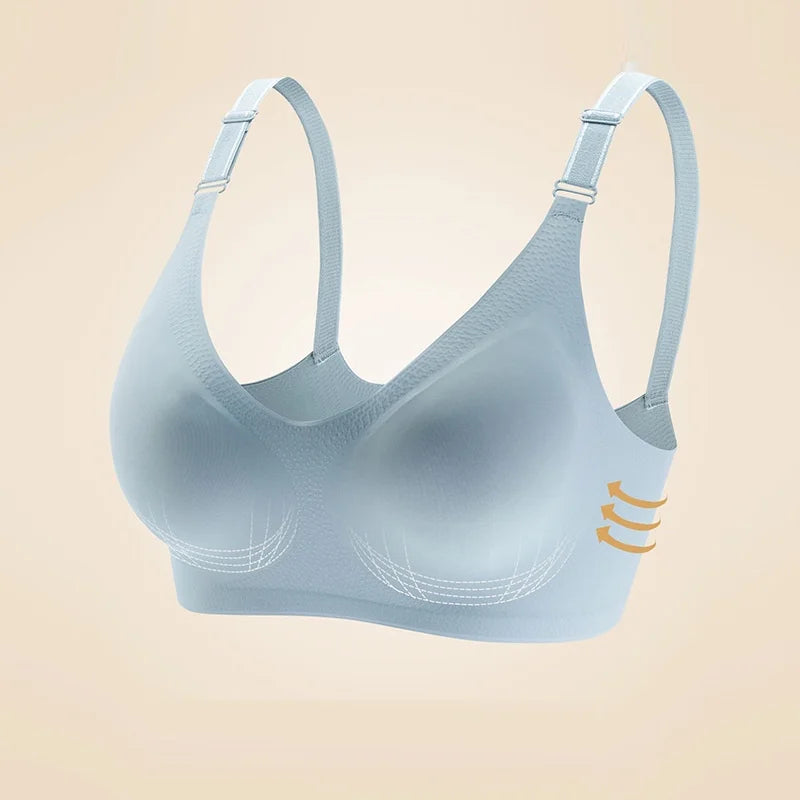 Women's Thin Seamless Soft Jelly Color Bra