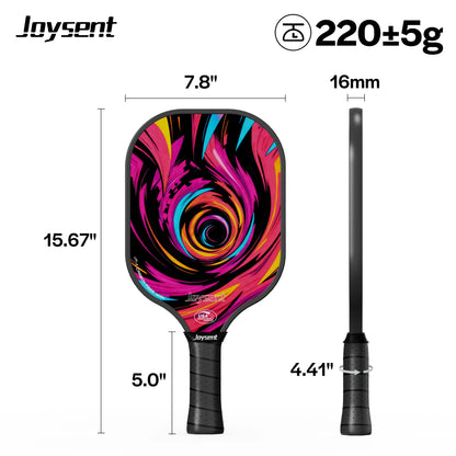 T300 Carbon Fiber Pickleball Paddle – 14mm Honeycomb Core