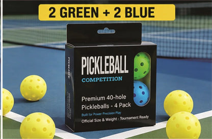 Pickleball Ball Practice Set – Indoor & Outdoor 74mm Balls