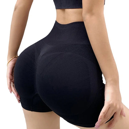 Women's High Waisted Push Up Gym Shorts