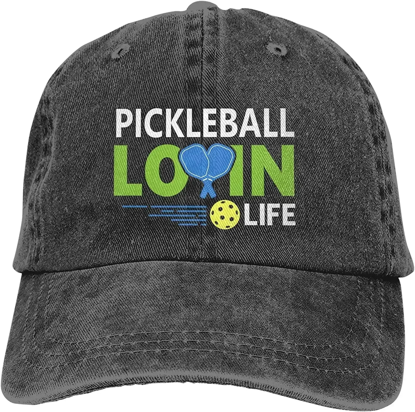 Pickleball Hat – Washed Adjustable Baseball Cap