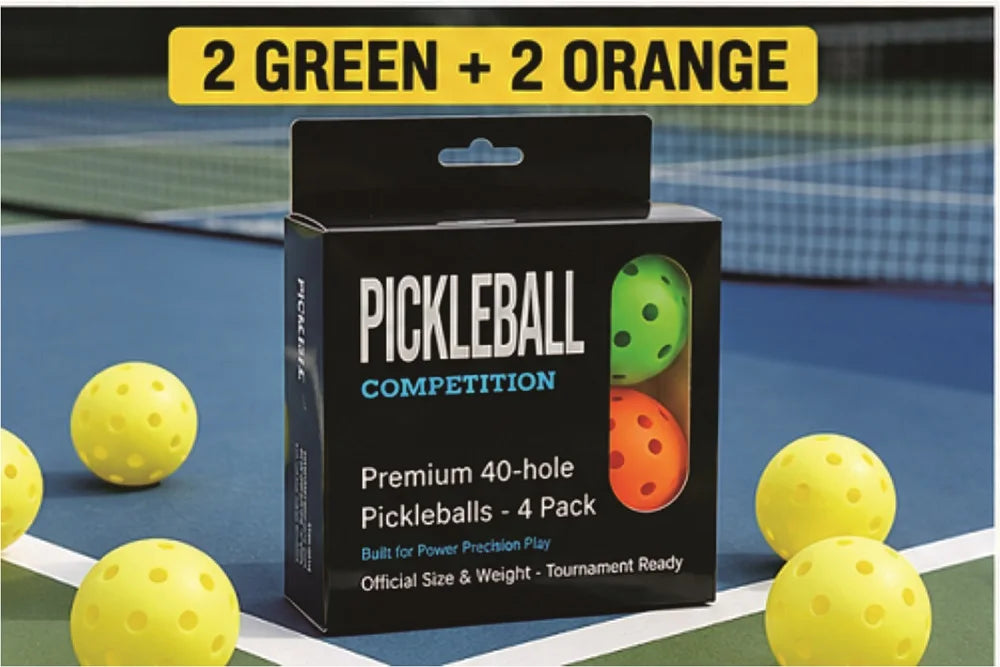 Pickleball Ball Practice Set – Indoor & Outdoor 74mm Balls