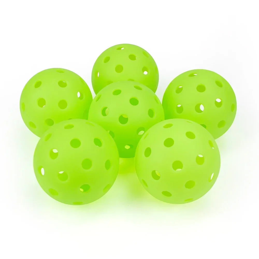 Outdoor Pickleball Balls – 40-Hole Durable Practice Set