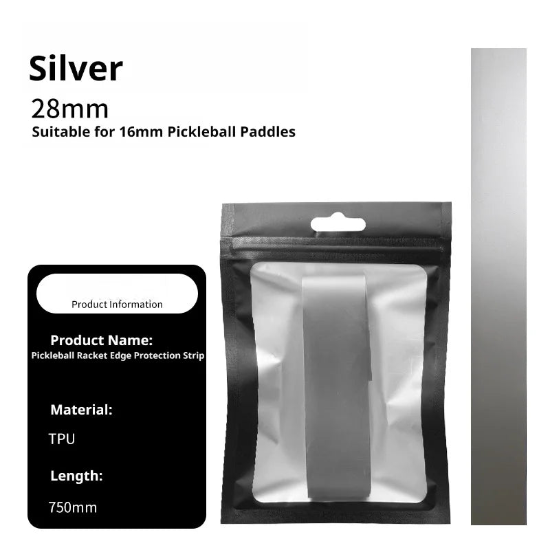 Pickleball Paddle Protective Edge Strip – Anti-Wear Guard