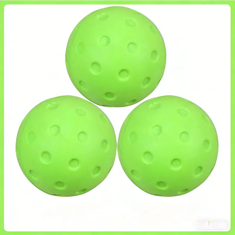 Quiet Indoor Pickleball Balls – 74mm Soft Training Balls