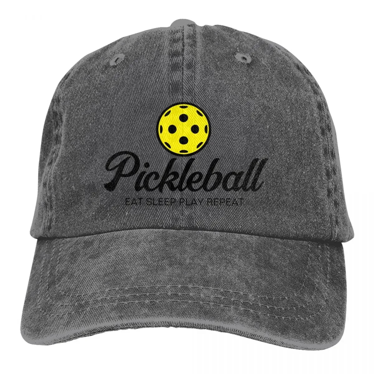 Pickleball Lover Hat – Adjustable Distressed Baseball Cap