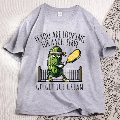 Funny Pickleball T-Shirt – Soft Serve Graphic Tee