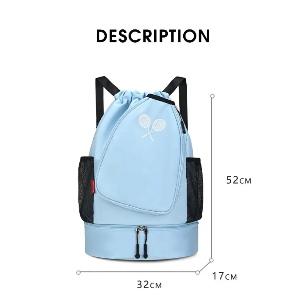 Pickleball Racket Bag with Shoes Pocket Waterproof