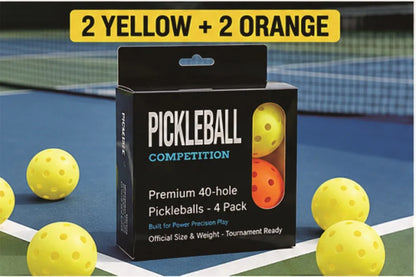 Pickleball Ball Practice Set – Indoor & Outdoor 74mm Balls