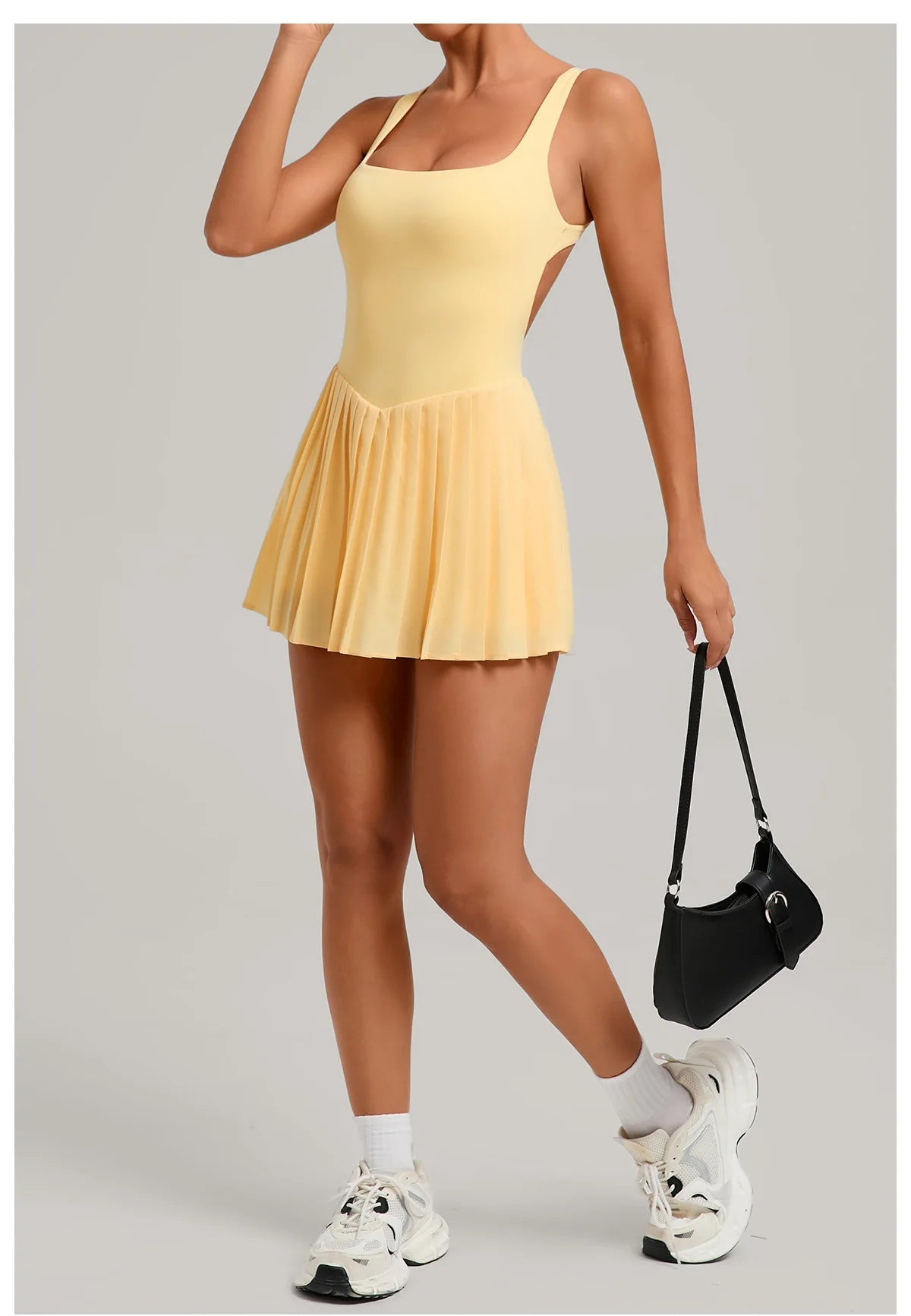 Classic Tennis Dress with Built-In Shorts