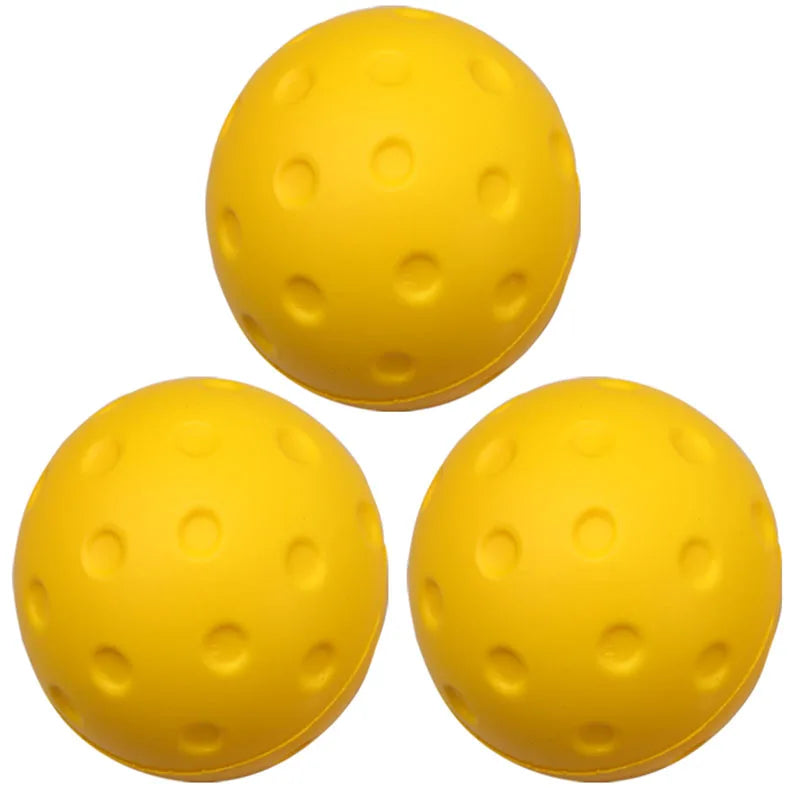 Quiet Indoor Pickleball Balls – 74mm Soft Training Balls
