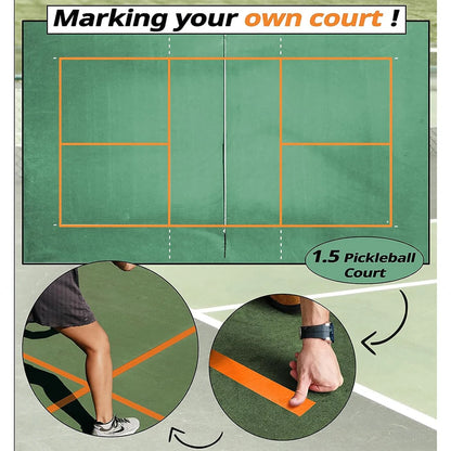 Pickleball Court Marking Tape – 20M Self-Adhesive Line Tape