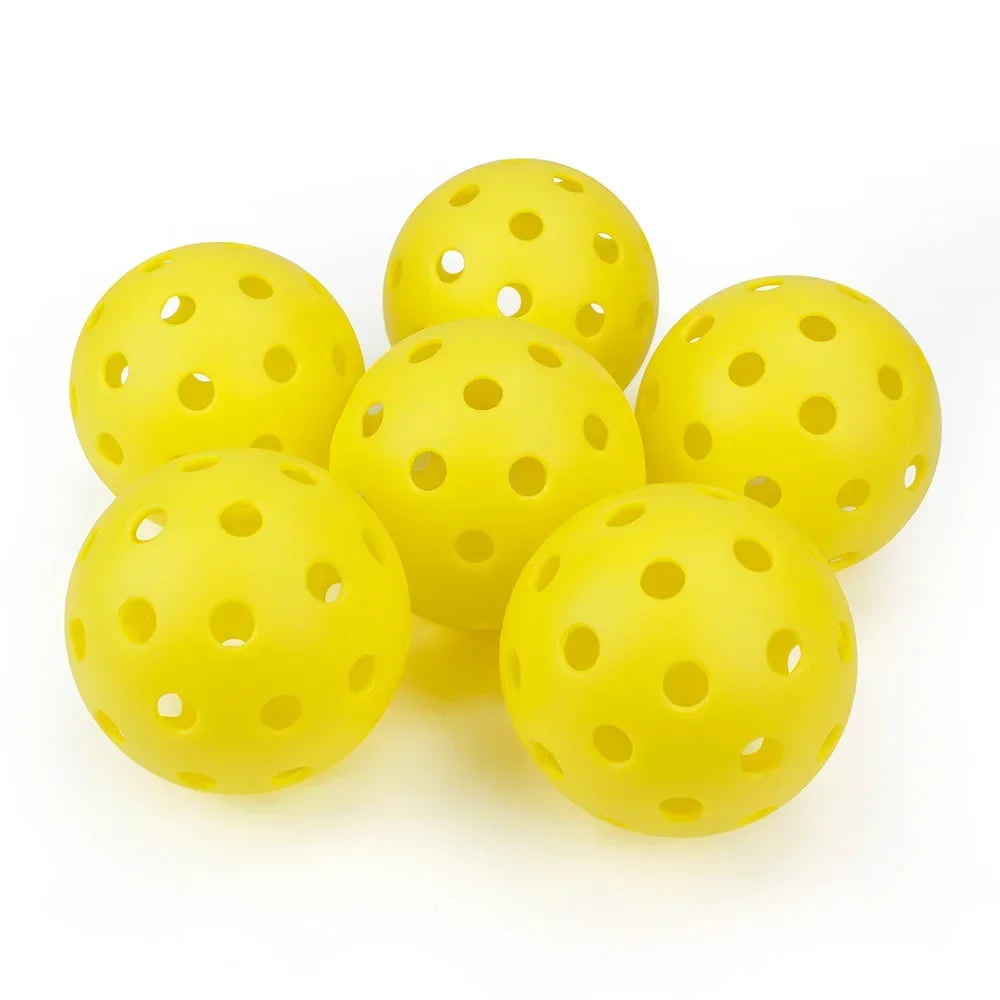 Outdoor Pickleball Balls – 40-Hole Durable Practice Set