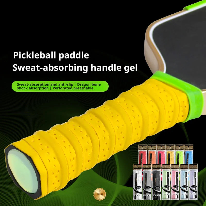 Pickleball Paddle Handle Gel Wrap – Non-Slip Grip Cover