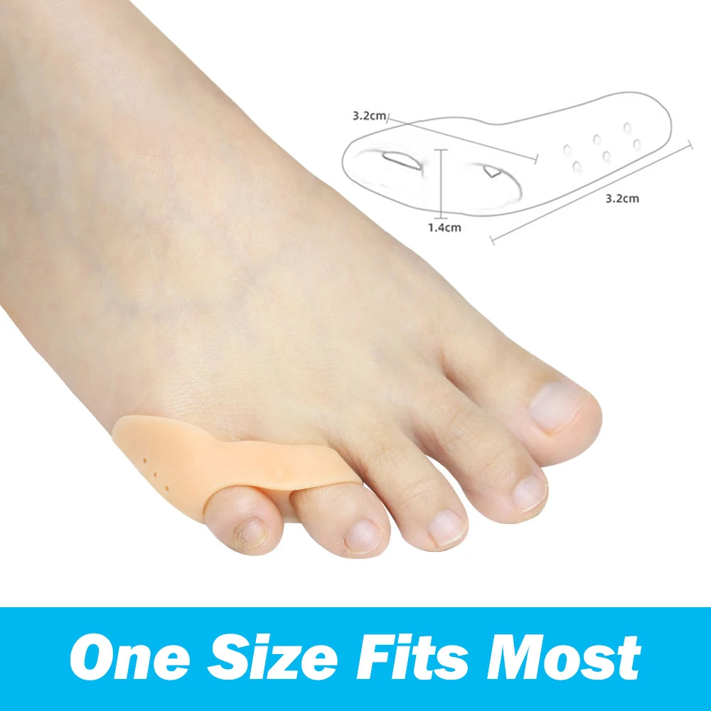 Pexmen 2/4Pcs Gel Pinky Toe Separator