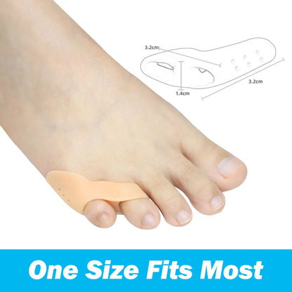 Pexmen 2/4Pcs Gel Pinky Toe Separator