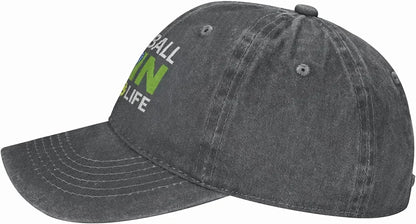 Pickleball Hat – Washed Adjustable Baseball Cap