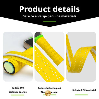 Pickleball Paddle Handle Gel Wrap – Non-Slip Grip Cover