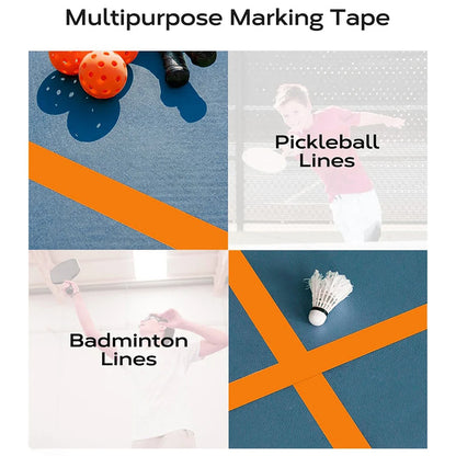 Pickleball Court Marking Tape – 20M Self-Adhesive Line Tape