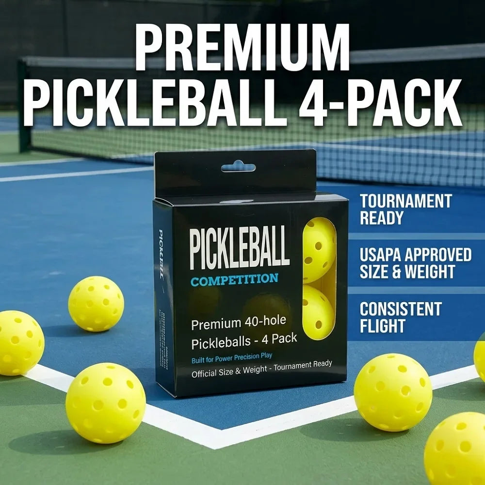Pickleball Ball Practice Set – Indoor & Outdoor 74mm Balls
