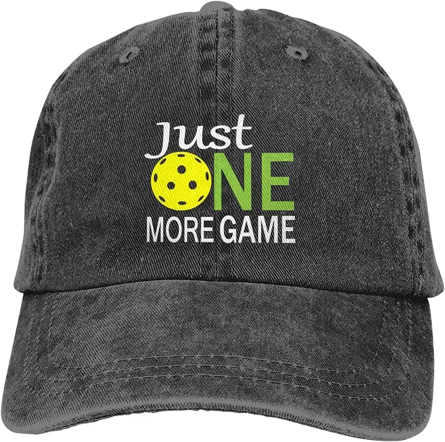 Pickleball Hat – Washed Adjustable Baseball Cap
