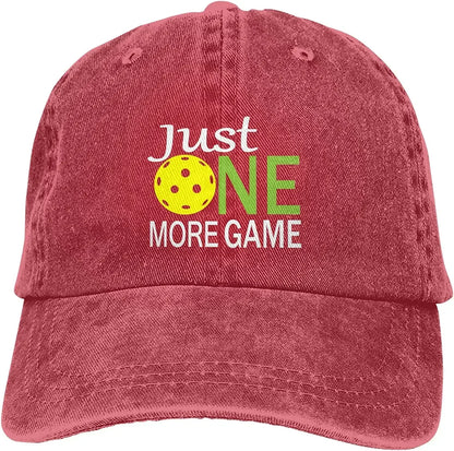 Pickleball Hat – Washed Adjustable Baseball Cap