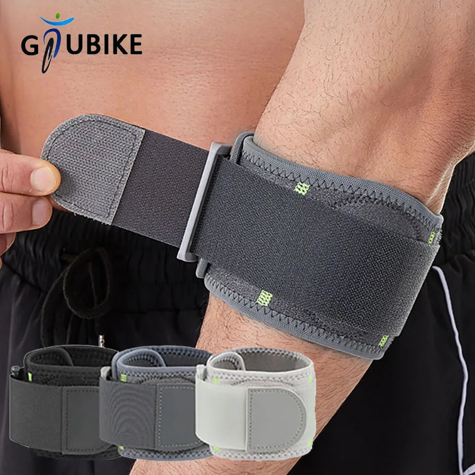 Tennis Elbow Forearm Compression Strap – Adjustable Support Band