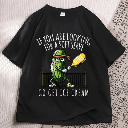 Funny Pickleball T-Shirt – Soft Serve Graphic Tee