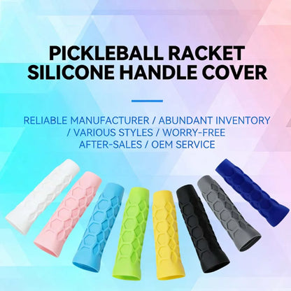Pickleball Paddle Grip Sleeve – Shock-Absorbing Silicone Cover