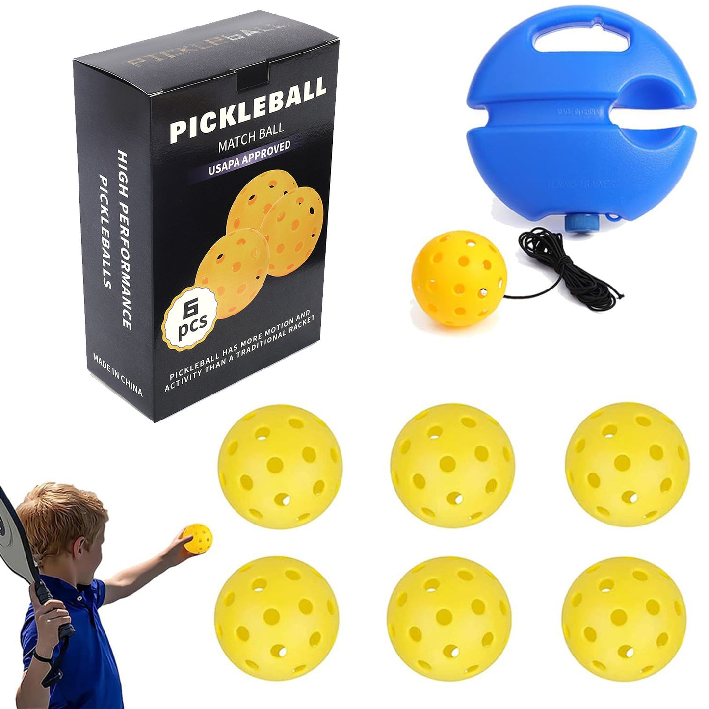 Silicone Pickleball Ball Retriever Set