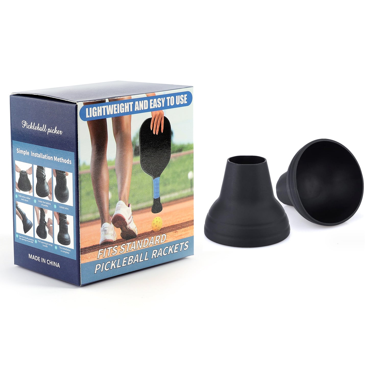 Silicone Pickleball Ball Retriever Set